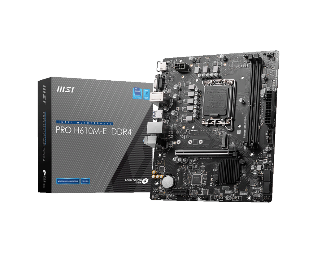 PRO H610M-E DDR4 MOTHERBOARD