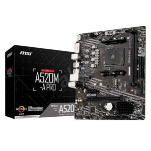 MSI A520M-A PRO MOTHERBOARD