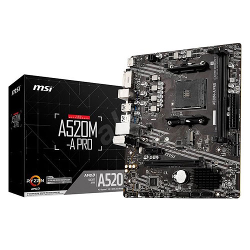 MSI A520M-A PRO MOTHERBOARD