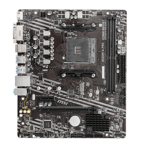 MSI A520M-A PRO MOTHERBOARD - Image 2