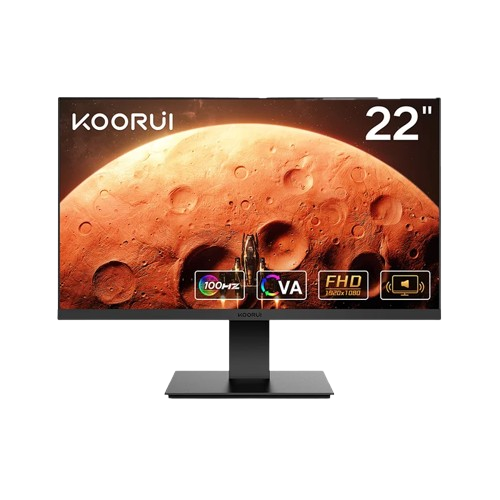 KOORUI S01-S22N1 22″ FHD VA 100HZ SRGB 99% BRAND NEW MONITOR