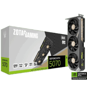 ZOTAC GAMING RTX 5070 SOLID OC 12GB GDDR7 GRAPHIC CARD