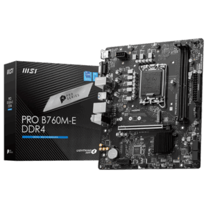 MSI PRO B760M-E DDR4 MOTHERBOARD